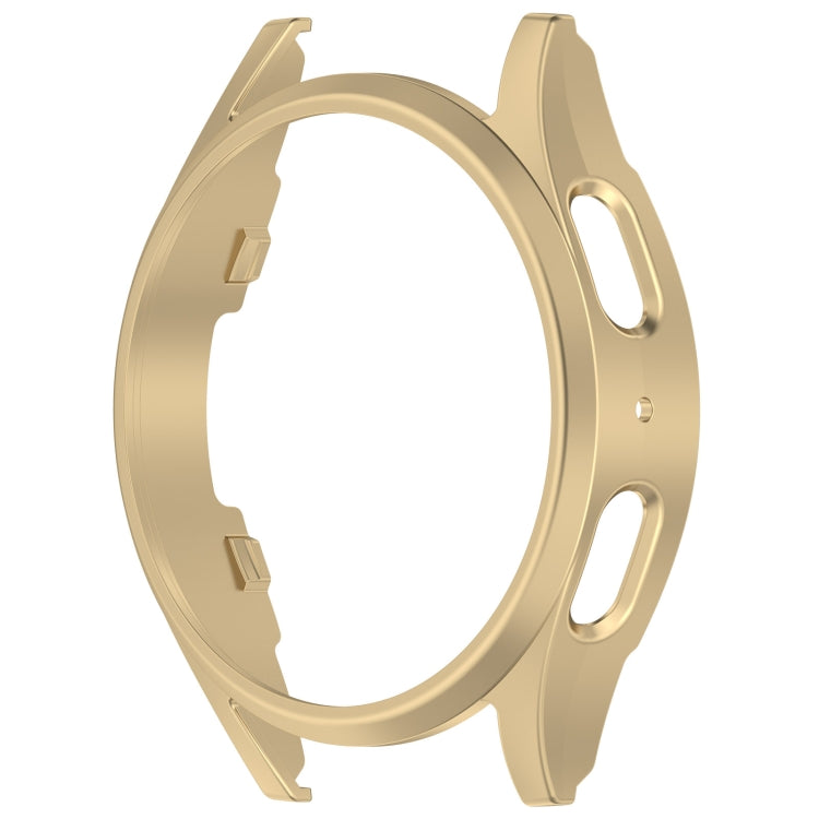 For Sansung Galaxy Watch 7 44mm Half Pack Hollow PC Watch Protective Case(Champaign Gold) - Watch Cases by PMC TechLife | Online Shopping South Africa | PMC TechLife | Buy Now Pay Later Mobicred