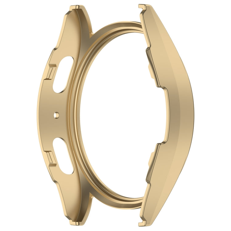 For Sansung Galaxy Watch 7 44mm Half Pack Hollow PC Watch Protective Case(Champaign Gold) - Watch Cases by PMC TechLife | Online Shopping South Africa | PMC TechLife | Buy Now Pay Later Mobicred