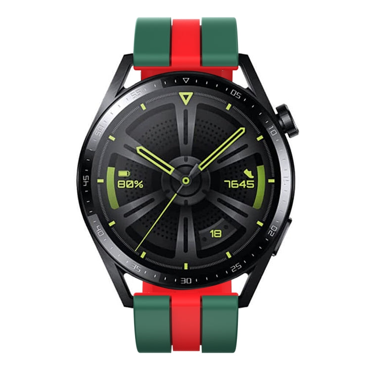 For Amazfit Pop 20mm Two-Color Sports Silicone Watch Band(Grey+Black) - free shipping - PMC TechLife - Order now!