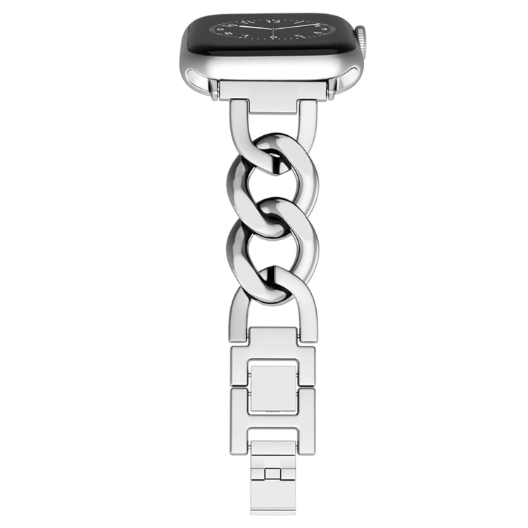 For Apple Watch Ultra 49mm Quick-Release Metal Chain Watch Band(Silver) - free shipping - PMC TechLife - Order now!