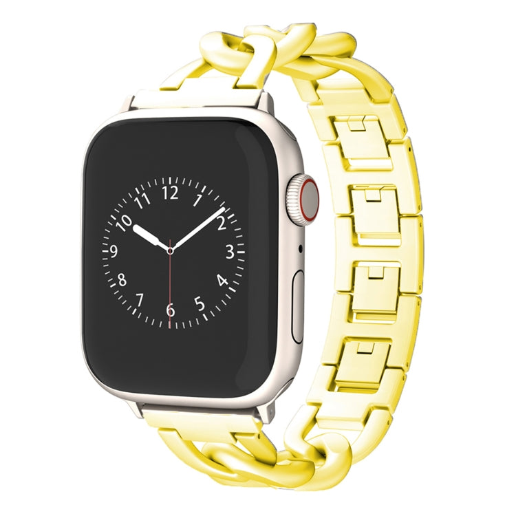 For Apple Watch Series 4 44mm Quick-Release Metal Chain Watch Band(Gold) - free shipping - PMC TechLife - Order now!