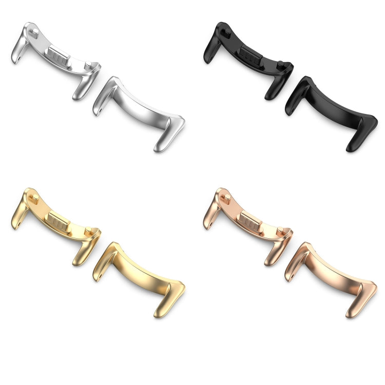 For Xiaomi Smart Band 9 14mm 1 Pair Metal Watch Band Connector(Black) - free shipping - PMc TechLife - Order now!