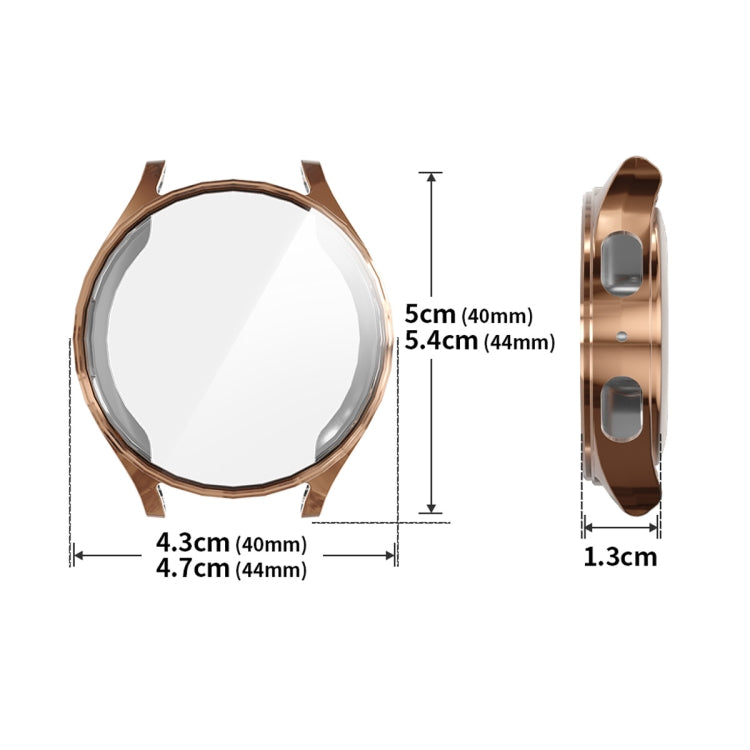 For Samsung Galaxy Watch7 40mm ENKAY Hat-Prince Full Coverage Electroplated Soft TPU Case with Screen Protection(Black) - free shipping - PMc TechLife - Order now!
