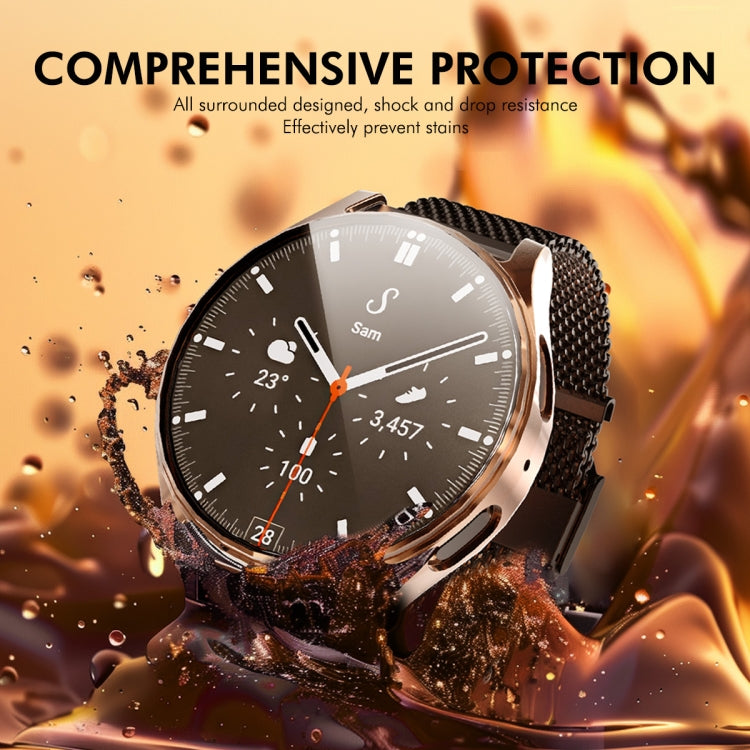 For Samsung Galaxy Watch7 40mm ENKAY Hat-Prince Full Coverage Electroplated Soft TPU Case with Screen Protection(Transparent) - free shipping - PMc TechLife - Order now!