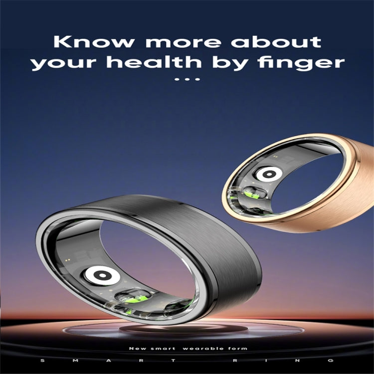 R03 SIZE 9 Smart Ring, Support Heart Rate / Blood Oxygen / Sleep / Multiple Sports Modes(Black) - Smart Rings / Smart Telephones by PMC TechLife | Online Shopping South Africa | PMC TechLife | Buy Now Pay Later Mobicred
