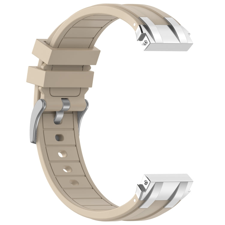 For Amazfit Bip3 20mm Quick Release Silver Buckle Royal Silicone Watch Band(Starlight) - free shipping - PMC TechLife - Order now!