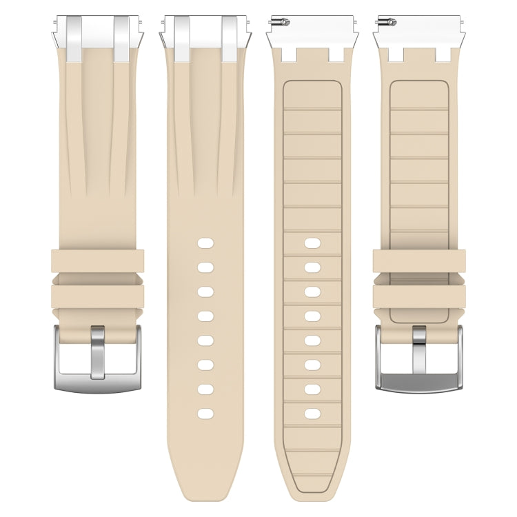 For Amazfit Bip3 20mm Quick Release Silver Buckle Royal Silicone Watch Band(Starlight) - free shipping - PMC TechLife - Order now!