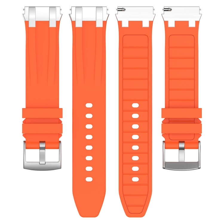 For Amazfit Bip S 20mm Quick Release Silver Buckle Royal Silicone Watch Band(Orange) - free shipping - PMC TechLife - Order now!