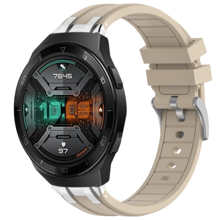 For Huawei Watch GT 2e 22mm Quick Release Silver Buckle Royal Silicone Watch Band(Starlight) - free shipping - PMC TechLife - Order now!