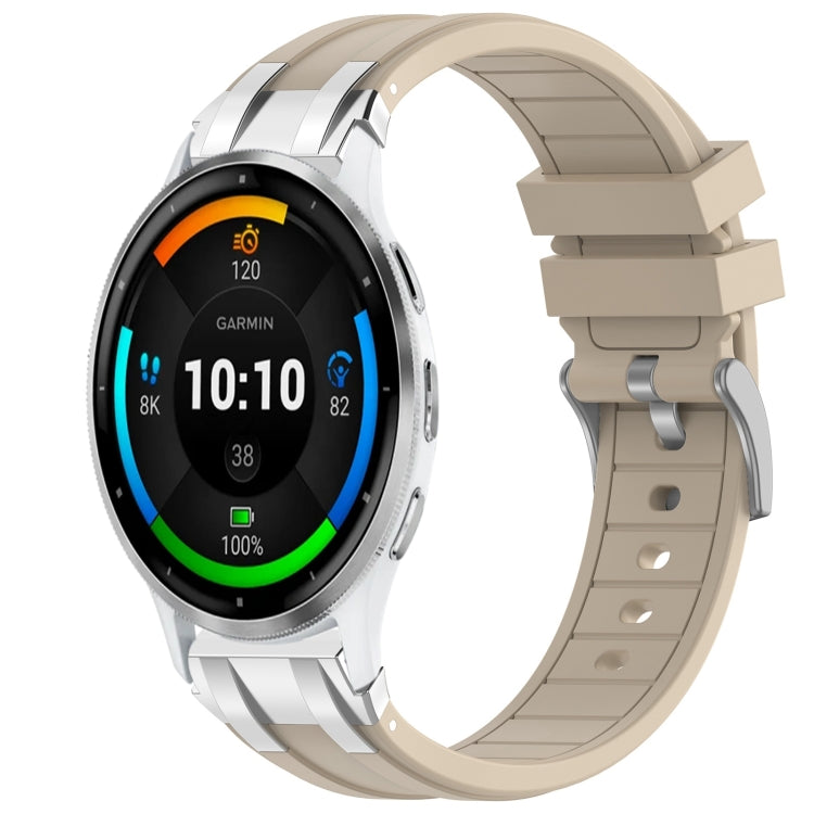 For Garmin Venu 3 22mm Quick Release Silver Buckle Royal Silicone Watch Band(Starlight) - free shipping - PMC TechLife - Order now!