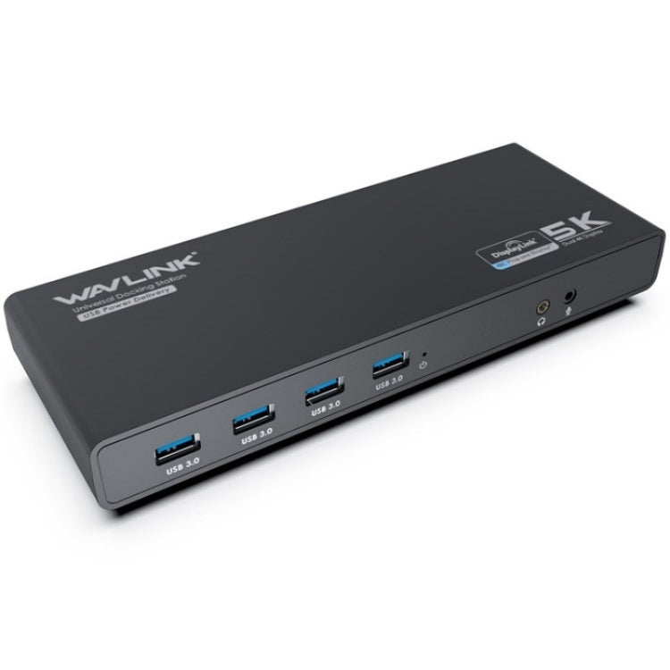 WAVLINK UG69PD6 Dual 4K Laptop Docking Station 5K HD Displaylink 65 / 100W PD Charging, Plug:UK Plug - free shipping - PMc TechLife - Order now!