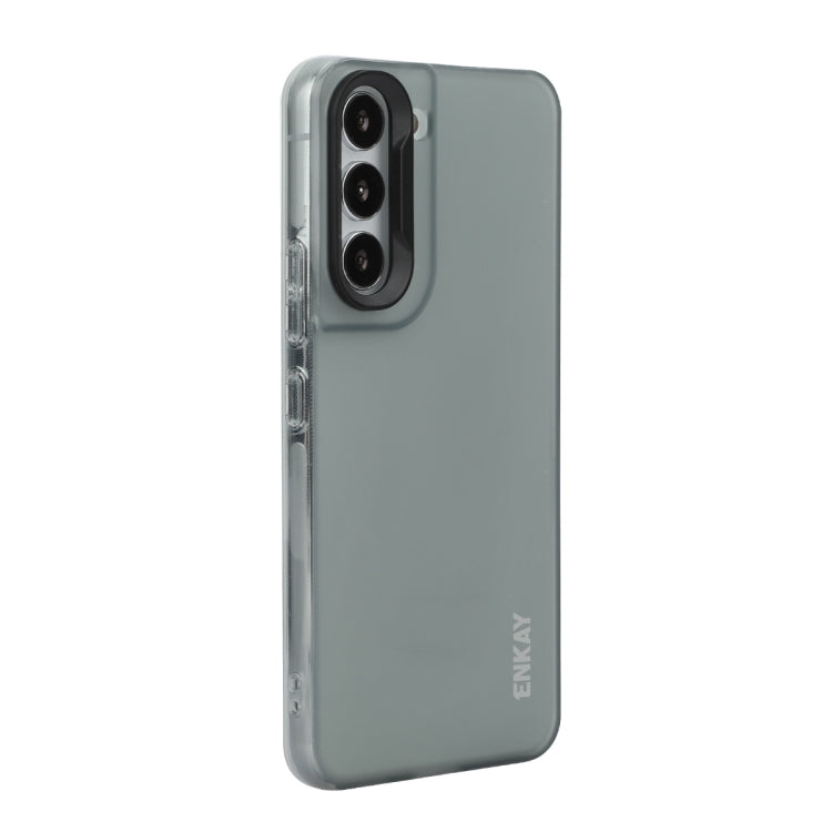 For Samsung Galaxy S24+ 5G ENKAY Hat-Prince Translucent Matte TPU Soft Phone Case(Grey) - Galaxy S24+ 5G Cases by ENKAY | Online Shopping South Africa | PMC Jewellery | Buy Now Pay Later Mobicred