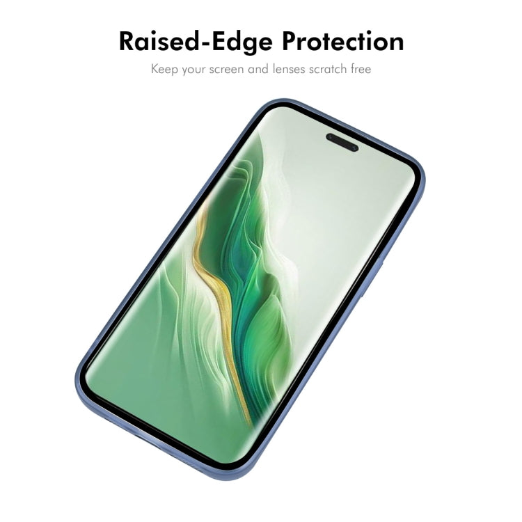 For Honor Magic6 Pro ENKAY Hat-Prince Translucent Matte TPU Phone Case with Lens Film(Blue) - Honor Cases by ENKAY | Online Shopping South Africa | PMC Jewellery | Buy Now Pay Later Mobicred