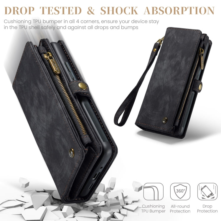For Google Pixel 9 Pro XL CaseMe 008 Detachable Multifunctional Leather Phone Case(Black) - free shipping - PMC Jewellery - Order now!