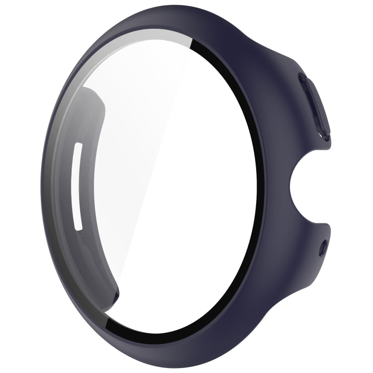 For Google Pixel Watch 3 41mm PC + Tempered Film Integrated Watch Protective Case(Midnight Blue) - Watch Cases by PMC TechLife | Online Shopping South Africa | PMC TechLife | Buy Now Pay Later Mobicred