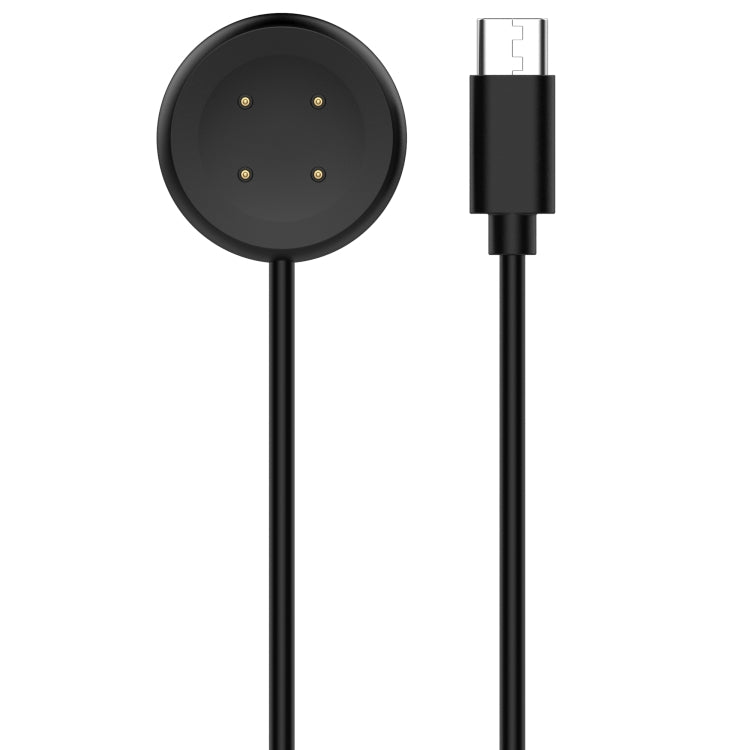 For Google Pixel Watch 3 41 / 45mm USB-C / Type-C Interface Smart Watch Charging Cable, Length: 1m(Black) - Other by PMC TechLife | Online Shopping South Africa | PMC TechLife | Buy Now Pay Later Mobicred