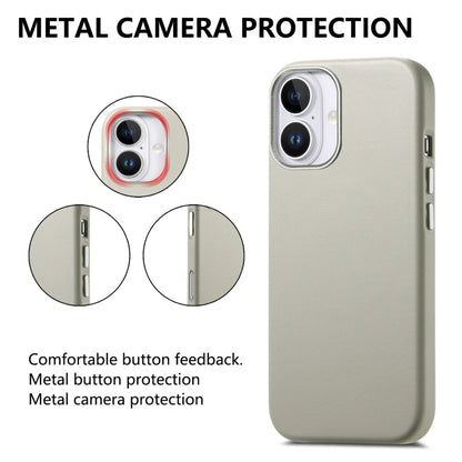 For iPhone 16 Pro Max Electroplated Metal Button Shockproof Phone Case(White) - iPhone 16 Pro Max Cases by PMC Jewellery | Online Shopping South Africa | PMC Jewellery | Buy Now Pay Later Mobicred