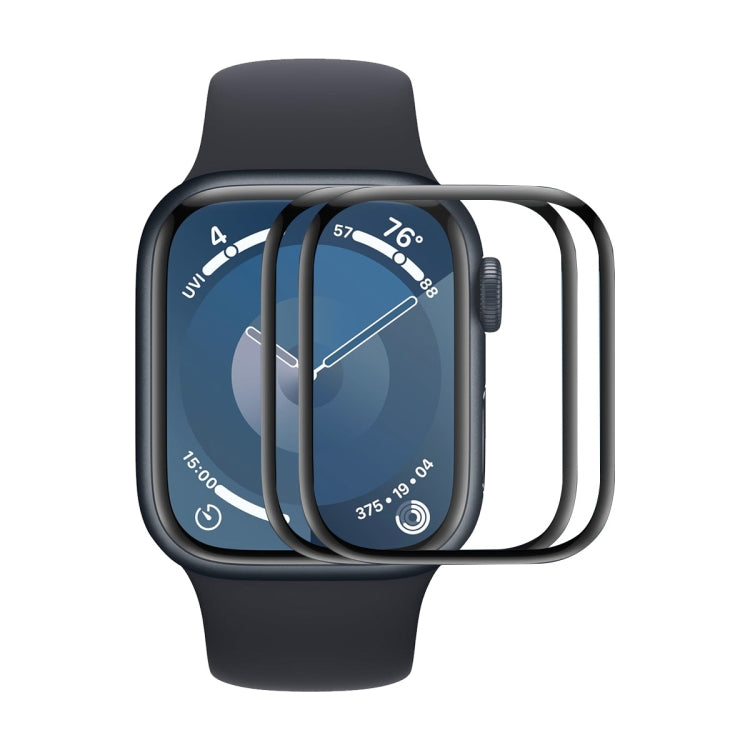 For Apple Watch Series 10 42mm 2pcs ENKAY 3D Full Coverage Soft PC Edge PMMA HD Screen Film - Screen Protector by ENKAY | Online Shopping South Africa | PMC TechLife | Buy Now Pay Later Mobicred
