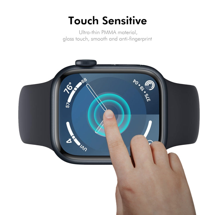 For Apple Watch Series 10 46mm 5pcs ENKAY 3D Full Coverage Soft PC Edge PMMA HD Screen Film - Screen Protector by ENKAY | Online Shopping South Africa | PMC TechLife | Buy Now Pay Later Mobicred