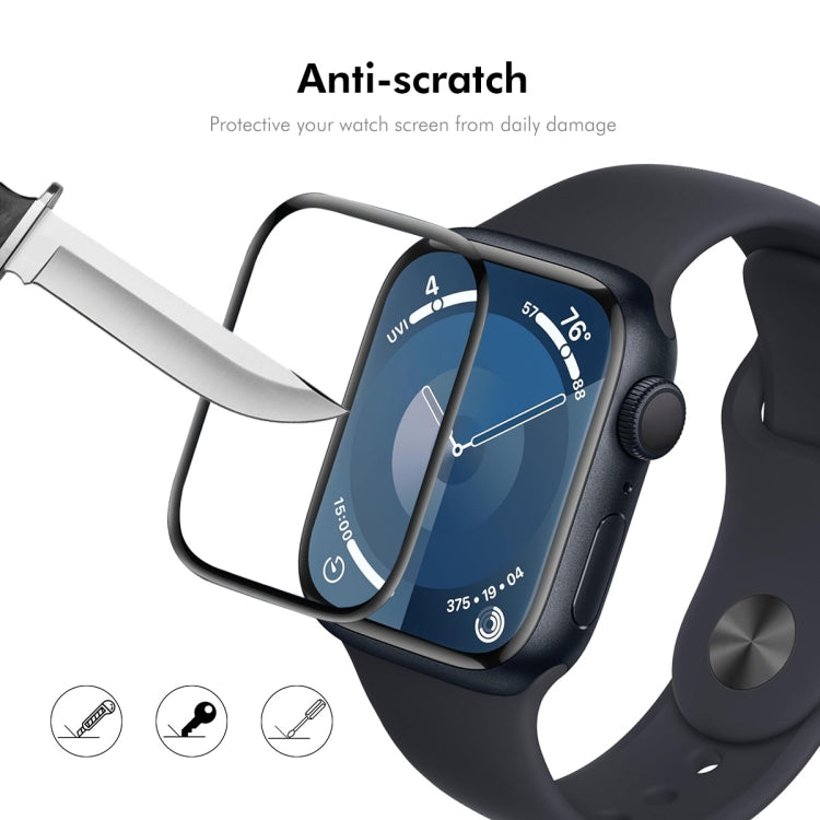For Apple Watch Series 10 46mm 5pcs ENKAY 3D Full Coverage Soft PC Edge PMMA HD Screen Film - Screen Protector by ENKAY | Online Shopping South Africa | PMC TechLife | Buy Now Pay Later Mobicred