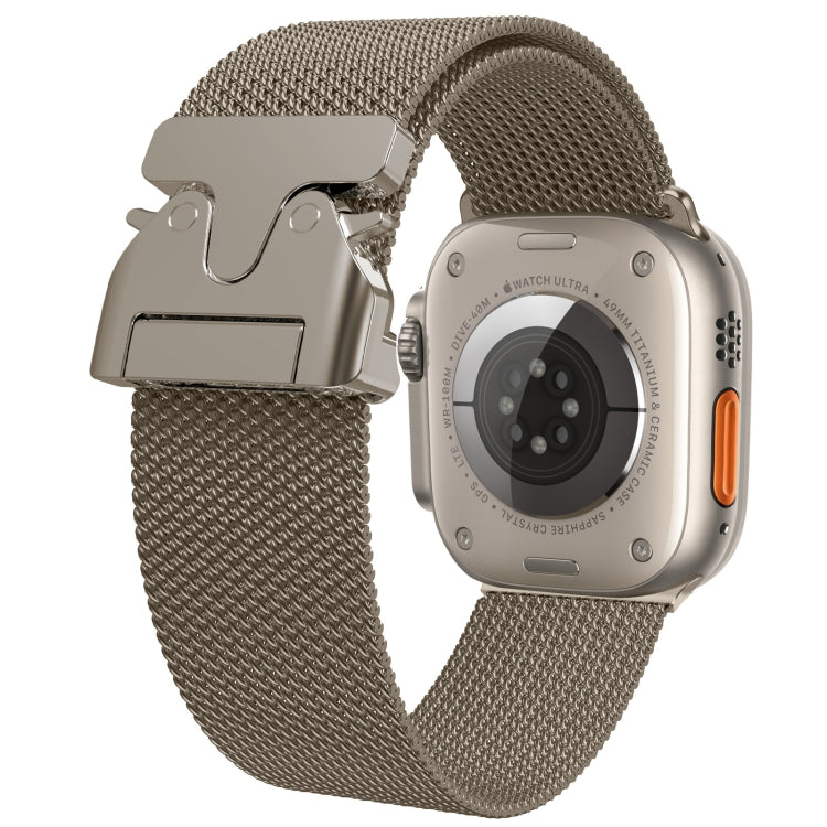 For Apple Watch 10 42mm Mech Milan Metal Mesh Watch Band(Silver) - free shipping - PMC TechLife - Order now!