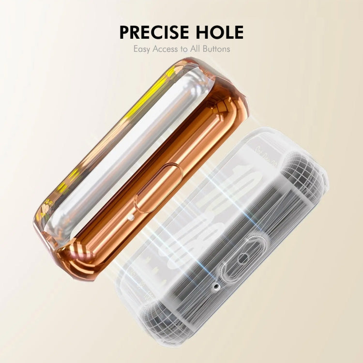 For Samsung Galaxy Fit3 ENKAY Hat-Prince Full Coverage Electroplated Soft TPU Case with Screen Protection(Black) - free shipping - PMc TechLife - Order now!