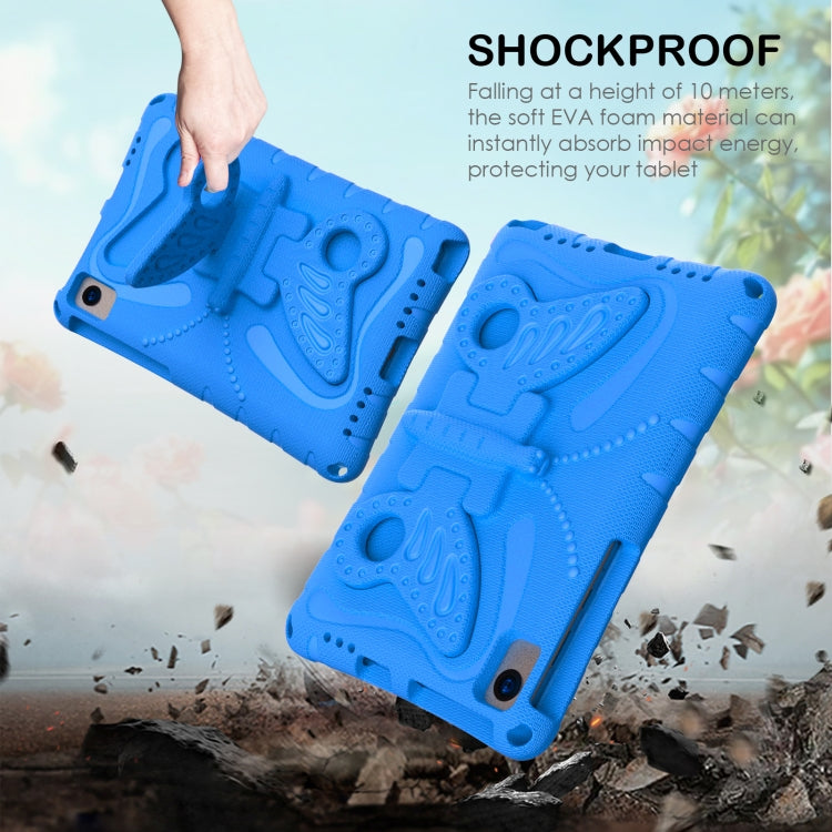 For Lenovo Tab M10 Plus TB-X606F 10.3 Butterfly Bracket EVA Shockproof Tablet Case(Blue) - Lenovo by PMC TechLife | Online Shopping South Africa | PMC TechLife | Buy Now Pay Later Mobicred