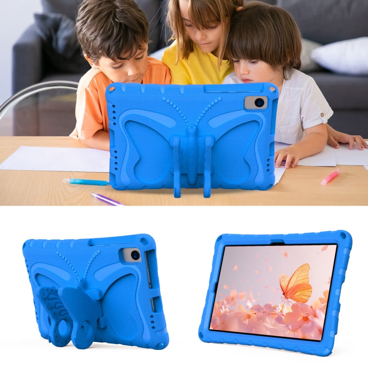 For Lenovo Tab M10 Plus TB-X606F 10.3 Butterfly Bracket EVA Shockproof Tablet Case(Blue) - Lenovo by PMC TechLife | Online Shopping South Africa | PMC TechLife | Buy Now Pay Later Mobicred