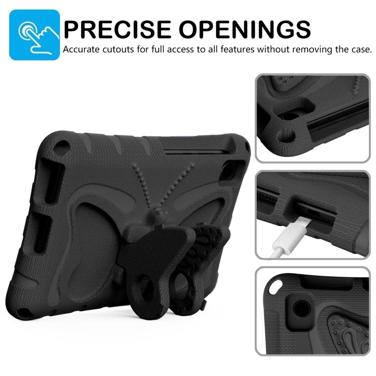 For Lenovo Tab M8 TB-8505F 8.0 / TB-8705N Butterfly Bracket EVA Shockproof Tablet Case(Black) - Lenovo by PMC TechLife | Online Shopping South Africa | PMC TechLife | Buy Now Pay Later Mobicred