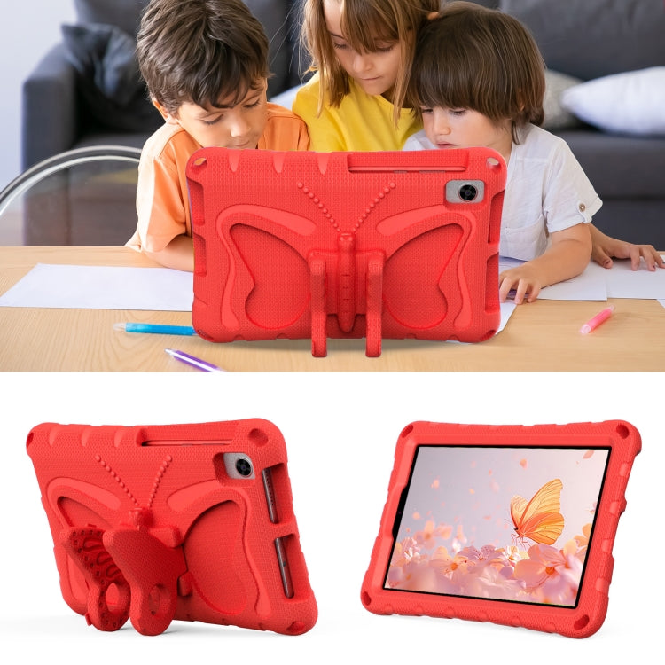 For Lenovo Tab M8 TB-8505F 8.0 / TB-8705N Butterfly Bracket EVA Shockproof Tablet Case(Red) - Lenovo by PMC TechLife | Online Shopping South Africa | PMC TechLife | Buy Now Pay Later Mobicred
