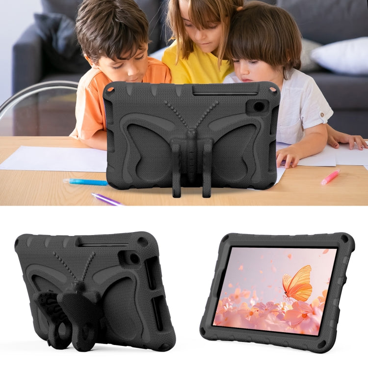 For Lenovo Tan M8 Gen4 8.0 2023 Butterfly Bracket EVA Shockproof Tablet Case(Black) - Lenovo by PMC TechLife | Online Shopping South Africa | PMC TechLife | Buy Now Pay Later Mobicred