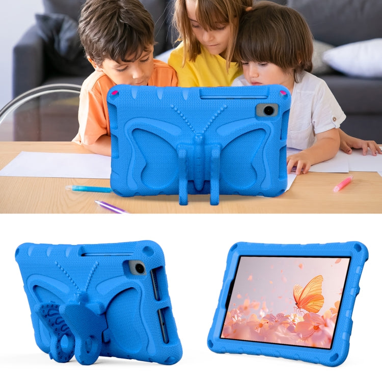 For Lenovo Tan M8 Gen4 8.0 2023 Butterfly Bracket EVA Shockproof Tablet Case(Blue) - Lenovo by PMC TechLife | Online Shopping South Africa | PMC TechLife | Buy Now Pay Later Mobicred