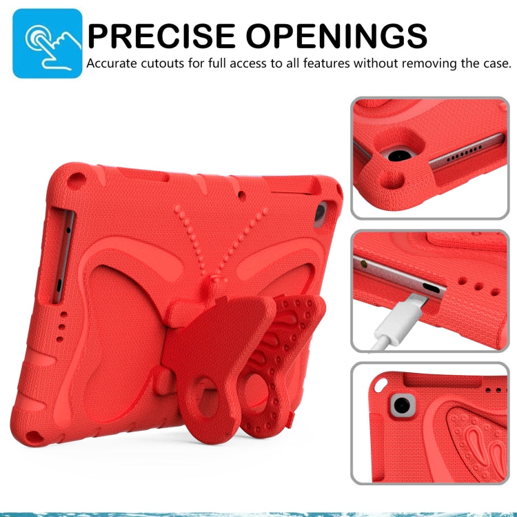 For Lenovo Tab M10 HD TB-328 10.1 Butterfly Bracket EVA Shockproof Tablet Case(Red) - free shipping - PMC TechLife - Order now!