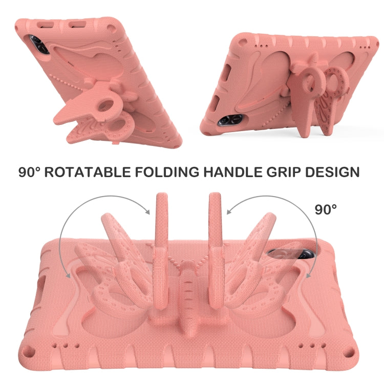 For Honor Pad X9 Butterfly Bracket EVA Shockproof Tablet Case(Pink Orange) - Honor by PMC TechLife | Online Shopping South Africa | PMC TechLife | Buy Now Pay Later Mobicred