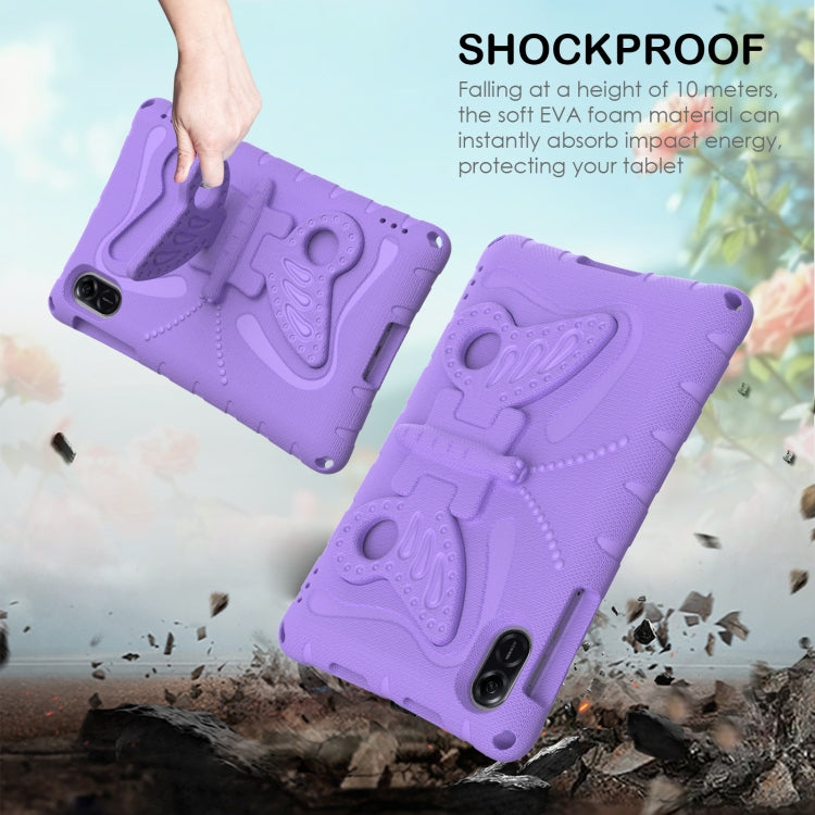 For Honor Pad X9 Butterfly Bracket EVA Shockproof Tablet Case(Light Purple) - Honor by PMC TechLife | Online Shopping South Africa | PMC TechLife | Buy Now Pay Later Mobicred
