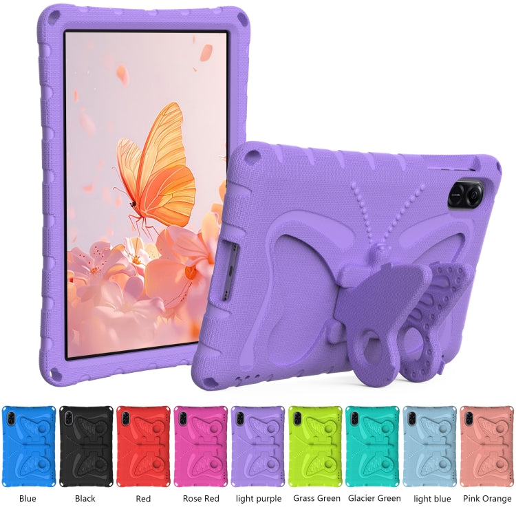 For Honor Pad X9 Butterfly Bracket EVA Shockproof Tablet Case(Light Purple) - Honor by PMC TechLife | Online Shopping South Africa | PMC TechLife | Buy Now Pay Later Mobicred