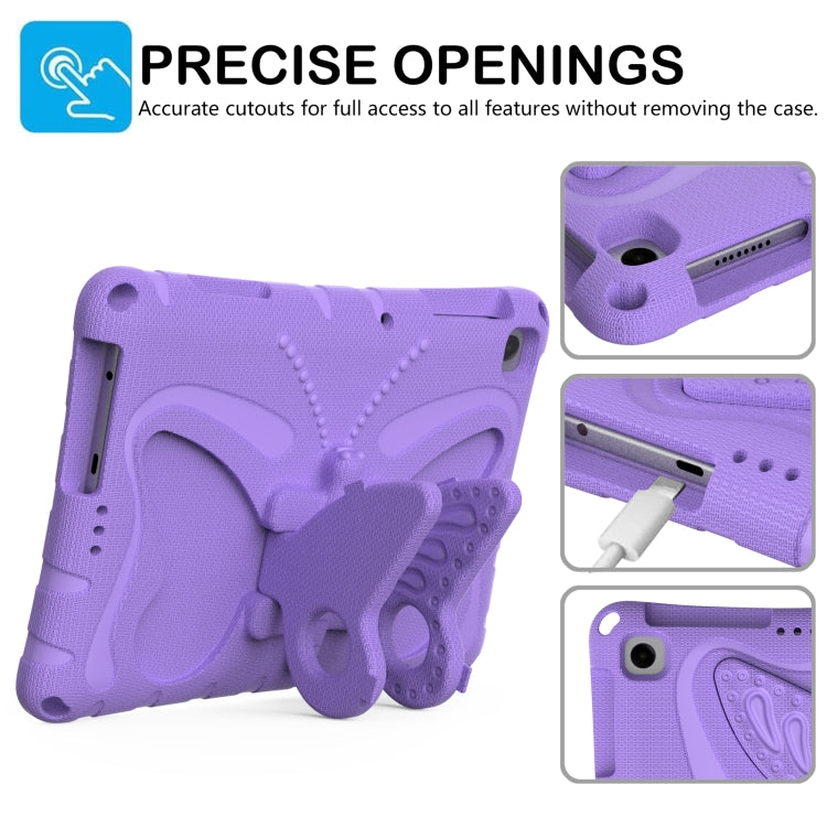 For Honor Pad X6 / Enjoy Tablet 2 Butterfly Bracket EVA Shockproof Tablet Case(Light Purple) - Honor by PMC TechLife | Online Shopping South Africa | PMC TechLife | Buy Now Pay Later Mobicred