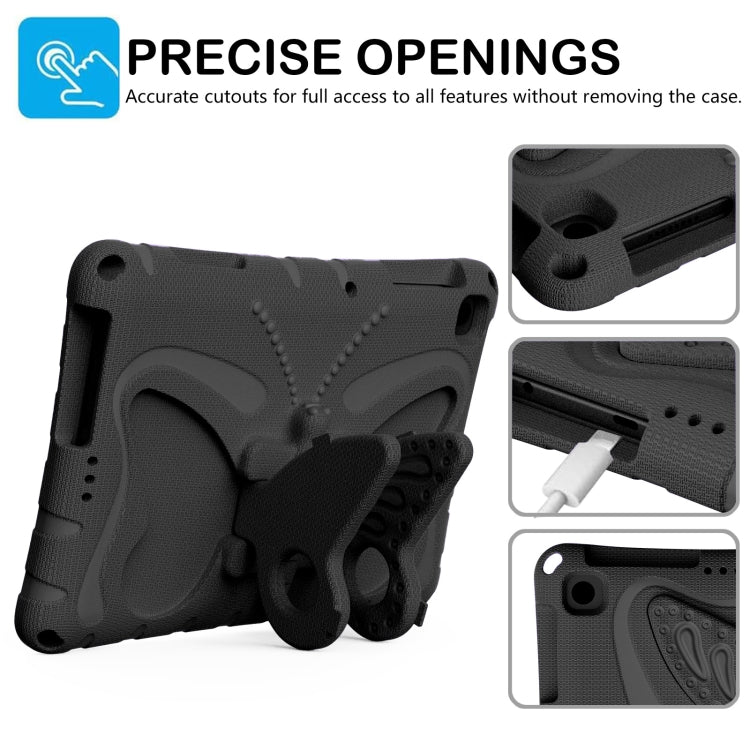 For Honor Pad X6 / Enjoy Tablet 2 Butterfly Bracket EVA Shockproof Tablet Case(Black) - Honor by PMC TechLife | Online Shopping South Africa | PMC TechLife | Buy Now Pay Later Mobicred