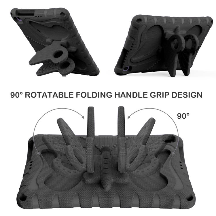 For Honor Pad X6 / Enjoy Tablet 2 Butterfly Bracket EVA Shockproof Tablet Case(Black) - Honor by PMC TechLife | Online Shopping South Africa | PMC TechLife | Buy Now Pay Later Mobicred
