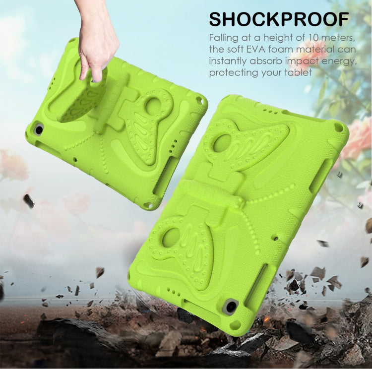 For Honor Pad X6 / Enjoy Tablet 2 Butterfly Bracket EVA Shockproof Tablet Case(Grass Green) - Honor by PMC TechLife | Online Shopping South Africa | PMC TechLife | Buy Now Pay Later Mobicred
