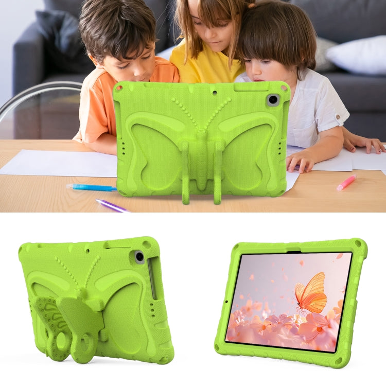 For Honor Pad X6 / Enjoy Tablet 2 Butterfly Bracket EVA Shockproof Tablet Case(Grass Green) - Honor by PMC TechLife | Online Shopping South Africa | PMC TechLife | Buy Now Pay Later Mobicred
