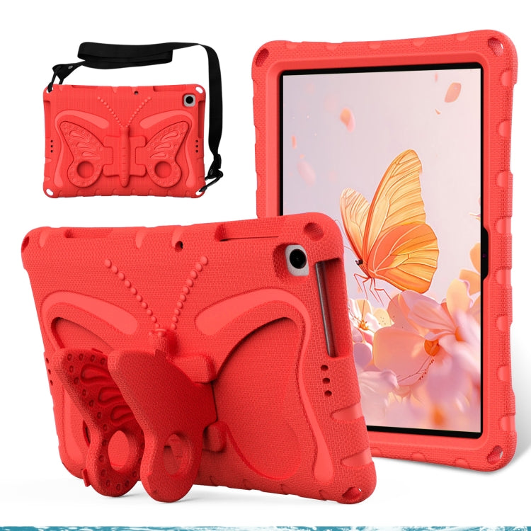 For Honor Pad X6 / Enjoy Tablet 2 Butterfly Bracket EVA Shockproof Tablet Case(Red) - Honor by PMC TechLife | Online Shopping South Africa | PMC TechLife | Buy Now Pay Later Mobicred