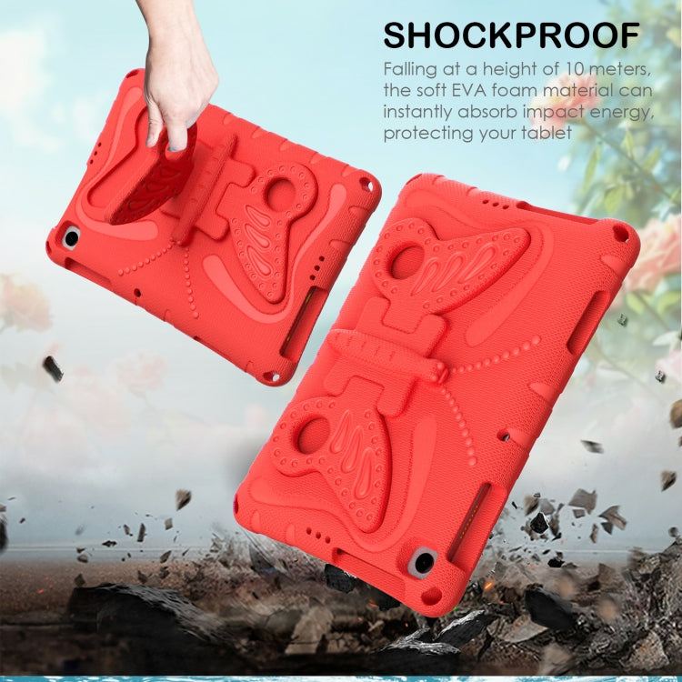 For Honor Pad X6 / Enjoy Tablet 2 Butterfly Bracket EVA Shockproof Tablet Case(Red) - Honor by PMC TechLife | Online Shopping South Africa | PMC TechLife | Buy Now Pay Later Mobicred