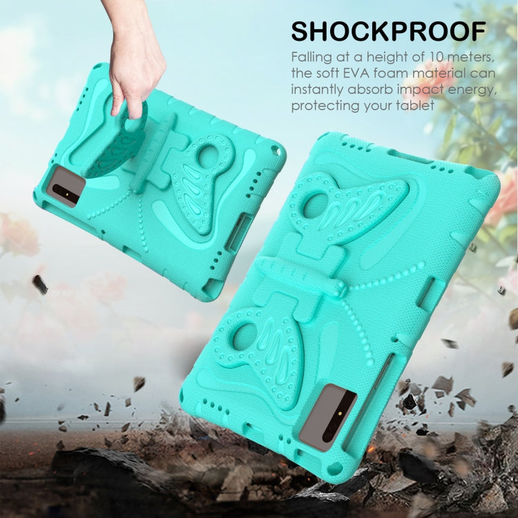For Honor Tablet V7 11 2021 Butterfly Bracket EVA Shockproof Tablet Case(Mint Green) - Honor by PMC TechLife | Online Shopping South Africa | PMC TechLife | Buy Now Pay Later Mobicred