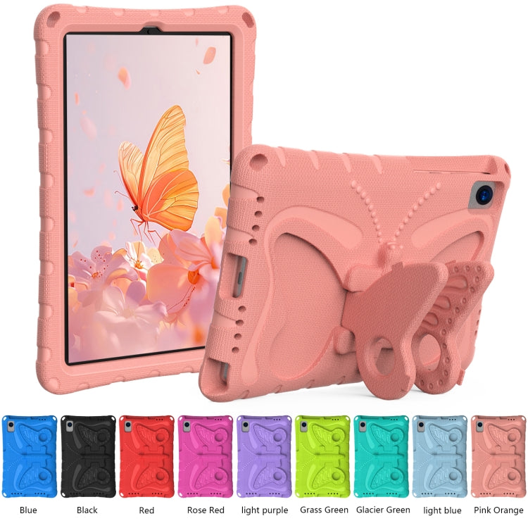 For Huawei MatePad SE 10.4 Butterfly Bracket EVA Shockproof Tablet Case(Pink Orange) - Huawei by PMC TechLife | Online Shopping South Africa | PMC TechLife | Buy Now Pay Later Mobicred