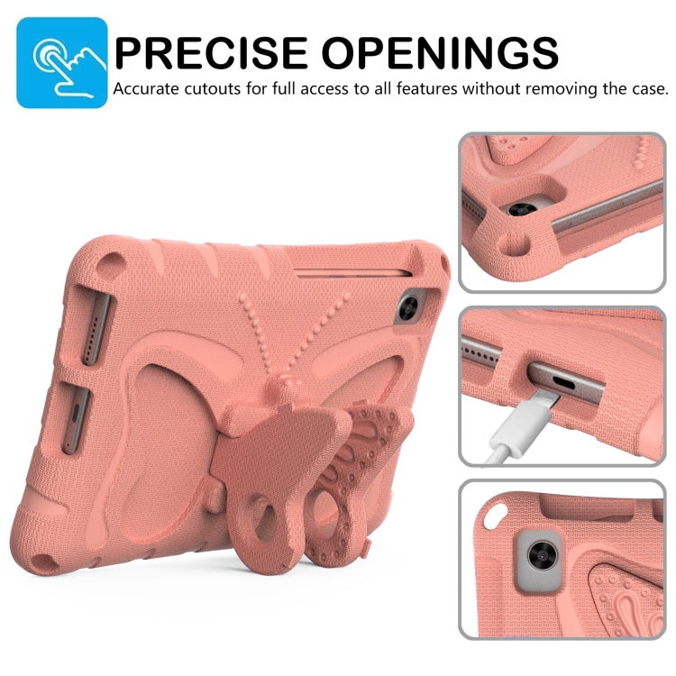 For Huawei MatePad T8 8.0 2020 Butterfly Bracket EVA Shockproof Tablet Case(Pink Orange) - Huawei by PMC TechLife | Online Shopping South Africa | PMC TechLife | Buy Now Pay Later Mobicred
