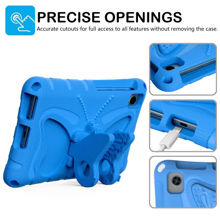 For Huawei MatePad T8 8.0 2020 Butterfly Bracket EVA Shockproof Tablet Case(Blue) - Huawei by PMC TechLife | Online Shopping South Africa | PMC TechLife | Buy Now Pay Later Mobicred