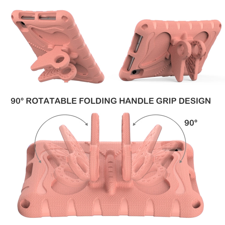For TCL Tab 8 LE / WiFi 2023 Butterfly Bracket EVA Shockproof Tablet Case(Pink Orange) - Others by PMC TechLife | Online Shopping South Africa | PMC TechLife | Buy Now Pay Later Mobicred