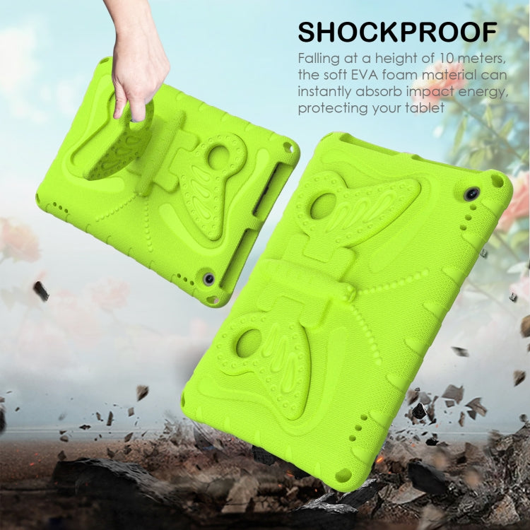 For Amazon Kindle Fire Max 11 2023 Butterfly Bracket EVA Shockproof Tablet Case(Grass Green) - Amazon by PMC TechLife | Online Shopping South Africa | PMC TechLife | Buy Now Pay Later Mobicred