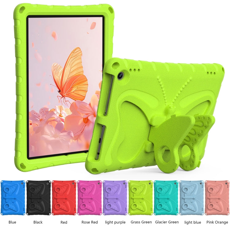 For Amazon Kindle Fire Max 11 2023 Butterfly Bracket EVA Shockproof Tablet Case(Grass Green) - Amazon by PMC TechLife | Online Shopping South Africa | PMC TechLife | Buy Now Pay Later Mobicred